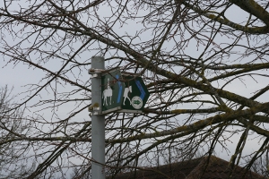 White Horse Trail sign